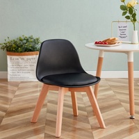 Chaise pour enfants en bois massif de couleur personnalisée, revêtement en cuir PU, dossier solide, pour les enfants de 3 à 8 ans, maison, bureau, chambre, salon, parc, villa
