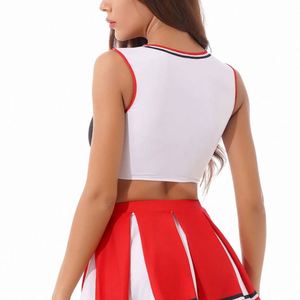 Tenue de cheerleading pour femmes, imprimée sur mesure, sexy, élégante, confortable et respirante, pour les spectacles et les uniformes de cheerleading. - Product Image 2
