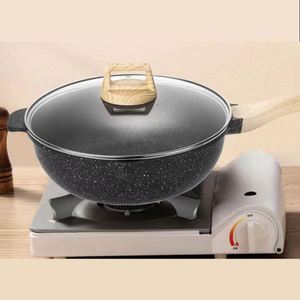 Sartenes Antiadherentes de 11/12.6 Pulgadas con Revestimiento de Piedra 100% Libre de APEO y PFOA - Product Image 3