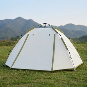 Carpa de senderismo profesional para 2 personas con postes de aluminio 7001 - Ligera y resistente a tormentas, doble capa impermeable para 3-4 estaciones - Product Image 4