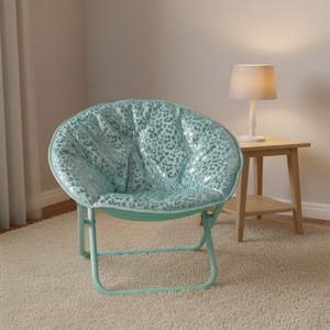 Chaise de jardin pliante moderne BOYOO pour enfants avec dossier en forme de lune – Idéale pour chambre d'enfant et villa - Product Image 4