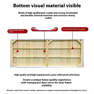 Canapé <span class=keywords><strong>moderne</strong></span> à trois places en latex pour petits appartements Tissu technique sans lavage Style Ins de luxe léger pour les salons Internet - Product Image 4