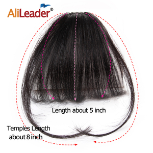 AliLeader - Extensiones de Cabello Remy Brasileño con Clip, Flequillo de Cabello Humano 100% de Alta Calidad al por Mayor a Precio Económico para la Belleza Femenina - Product Image 3