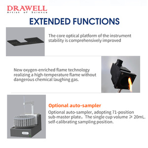 Espectrómetro de Absorción Atómica por Atomización de Llama DW-180B AAS para Análisis de Metales como el Oro - Product Image 4