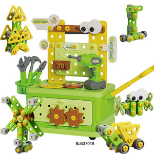 Kit d'outils d'assemblage DIY pour perceuse électrique, <span class=keywords><strong>jouet</strong></span> d'établi, ensemble de vis et outils pour la maison, jouets éducatifs avec perceuse électrique - Product Image 1