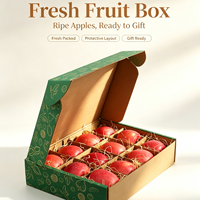 Boîte d'emballage en carton ondulé personnalisée pour fruits, impression sur mesure, fourniture directe d'usine
