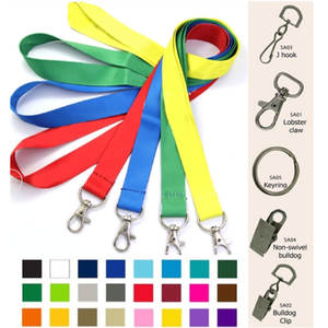 حامل بطاقة تعريف للمعلمين مخصص الطباعة مع شريط ساتان بوليستر للطيران وشارة ميدالية وحبل تعليق للمفاتيح مع شعار - Product Image 5