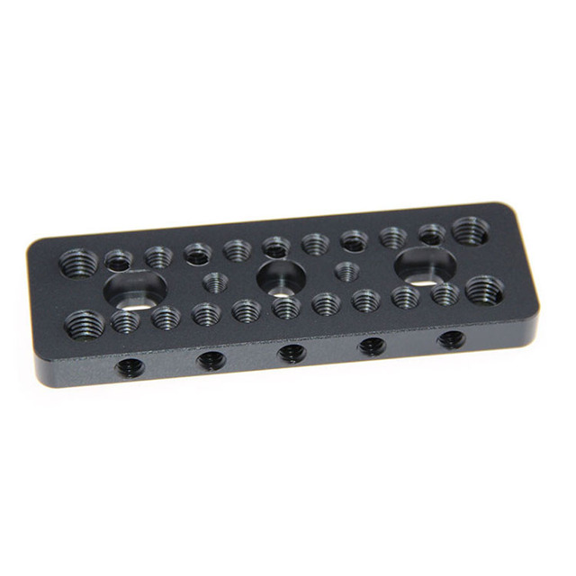Cheese Plate Black Top Mounting Plate,Camera Tripod Quick Release Adapter Plate