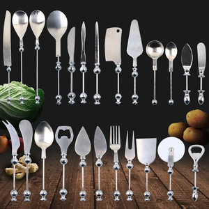 Set di Utensili da Cucina Decorabili con Perline, Spatola per Crema, Apriscatole, Cucchiaio, Tagliapizza, Gadget Fai-da-Te per la Casa - Product Image 1