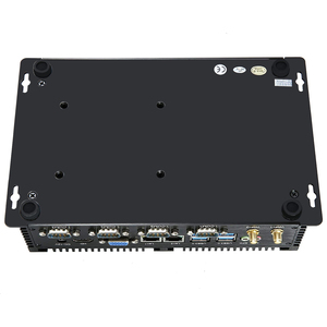 มินิพีซีแบบไม่มีพัดลมโลหะ, ซีพียู i5หลัก, พีซีอุตสาหกรรมที่มีพอร์ต4xRS232 COM, 2xlan, HD + VGA - Product Image 6