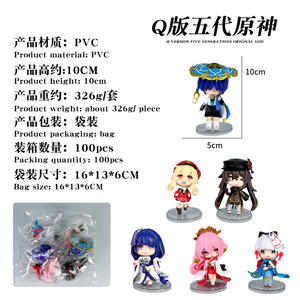 10CM 6 unids/set Genshin Impact <span class=keywords><strong>Yae</strong></span> <span class=keywords><strong>Miko</strong></span> Wanderer Klee <span class=keywords><strong>Raiden</strong></span> <span class=keywords><strong>Shogun</strong></span> Hutao Kamisato Ayaka juego estatua Anime PVC figura - Product Image 5