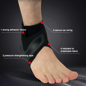Soporte de Tobillo Deportivo Ajustable con Compresión para Alivio del Dolor de Tendones, Correa para Esguinces y Lesiones de Pie, Ideal para Baloncesto - Product Image 6