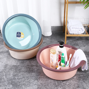 BW2031 Großhandel Rundes Verdicktes Kunststoff-Fußbad-Becken für den Heimgebrauch im Badezimmer, Wäsche, Babypflege, Gemüsewäsche - Product Image 3