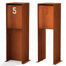 Buzón de Correo Independiente de Acero Corten Resistente al Agua, de Alta Calidad y Estilo Vintage, con Fácil Instalación para Servicio Postal - Product Image 6