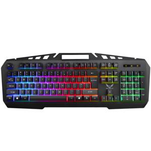 Keyboard Mekanikal berkabel kunci 104 warna campuran, lampu latar dapat disesuaikan game tahan air - Product Image 1