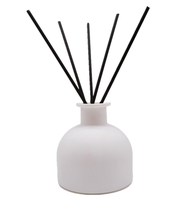 Bouteille diffuseur de parfum en verre blanc mat vide 100 ml avec bouchon en liège, accessoires de parfum, remplacement DIY