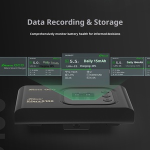 Cargador inteligente Gens Ace iMars S100 100W 10A 2S-6S con fuente de alimentación integrada para batería LiPo de dron FPV - Product Image 4