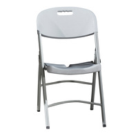 Chaise pliante en plastique moderne de haute qualité pour événements, 6 pieds/8 pieds, pour l'extérieur des villas
