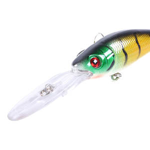 2 Umgedrehte Haken Minnow Künstlicher Angelköder 7,8g 10cm Angelköder-Herstellungszubehör - Product Image 5