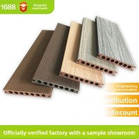 Terrasse extérieure en composite bois-plastique anti-corrosion, antidérapante, co-extrudée, résistante à l'humidité pour balcons