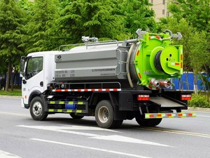 Camion d'aspiration des eaux usées sous vide de 10 mètres cubes, camion-citerne d'aspiration des eaux usées de 10 000 litres, camion d'aspiration des déchets municipaux de 8 tonnes - Product Image 4