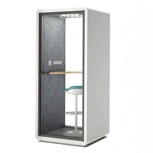 Cabine individuelle en aluminium pour la réduction du bruit (30 dB), design européen, pour les réunions de bureau, les bureaux à domicile, les appartements, les salons, les hôtels - Product Image 1