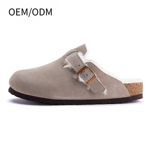 Zuecos Tipo <span class=keywords><strong>Birkenstock</strong></span> <span class=keywords><strong>Boston</strong></span> Unisex, Directo de Fábrica, OEM ODM, Logotipo Personalizado, Forro de Lana, Antideslizantes, Pantuflas de Verano al Por Mayor - Product Image 6