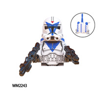 Nouveaux blocs WM en gros, série Star Mini, figurines de guerre MOC, unités d'ingénieurs et de cavalerie aérienne, jouets de construction pour enfants