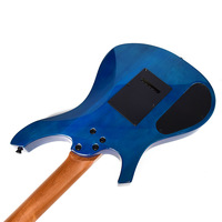 Guitare électrique moderne à corps plein avec micros HH, finition dégradée, manche en érable torréfié pour guitaristes rock et métal