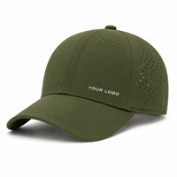 Casquette de baseball vintage performante, respirante et imperméable, pour la course à pied, avec logo personnalisé, séchage rapide, ajustable, OEM ODM