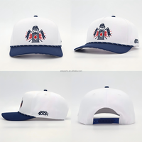 Gorra Clásica Original de 5/6/7 Paneles, 100% Algodón, Cómoda y Transpirable, con Detalle de Cuerda, Dos Tonos, Cierre a Presión