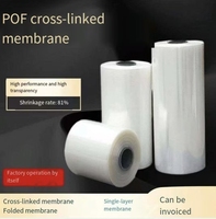 Film thermorétractable POF certifié ISO9001, qualité alimentaire, souple, haute transparence, haute résistance, pour l'emballage des produits d'épicerie et des ensembles de nettoyage pour la salle de bain