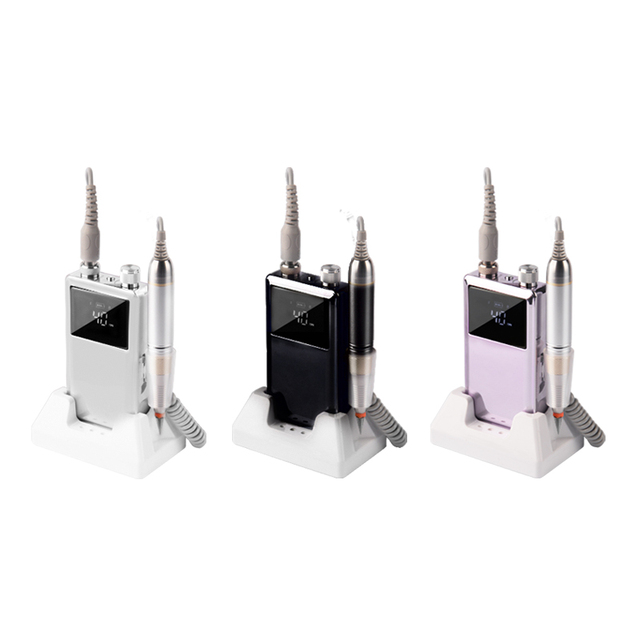 40000rpm Portable Desktop Brush Electric Nail Drill Machine