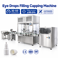 Ligne de remplissage automatique de liquides Hebo, machine de remplissage, de bouchage et de capsulage pour gouttes ophtalmiques 10ml 20ml 30ml 40ml 50ml 60ml