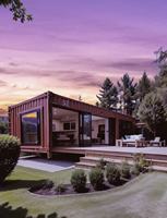 Structure innovante, maison préfabriquée en conteneur, ignifuge, étanche, aménagement personnalisé, montage facile pour camp de travailleurs de la construction