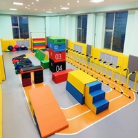 Equipo de Gimnasio Sensorial Personalizado para Niños, Caja de Salto Apilable, Obstáculo para Centro de Fitness