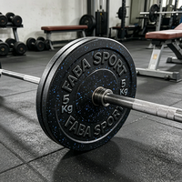 Vente directe d'usine : Ensemble de plaques de poids pour haltères de fitness et de musculation, plaques de poids de gym, plaques de bumper en caoutchouc