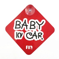 Autocollant de sortie d'usine, logo d'avertissement de voiture, vente en gros,