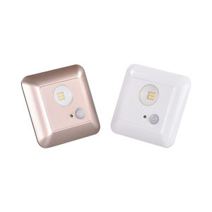 สำหรับขายส่ง <span class=keywords><strong>Motion</strong></span> Sensor ไฟกลางคืน COB Led 1W 86แผงมาตรฐาน1W แสงทางเดิน3ถึง8เมตรสีขาวหรือสีทอง AC190-240V - Product Image 4