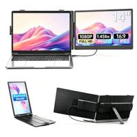 Écran portable S8 pour ordinateur portable, extension d'écran 14 pouces FHD 1080P IPS, moniteur portable Plug&Play, écran externe pour ordinateur portable de 13 à 17 pouces, pour les voyages et le travail