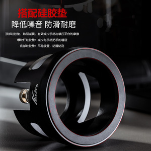 Kafei Shi – support de tamper à café en alliage d'aluminium, 58mm, pour poignée de machine à expresso, universel, noir mat - Product Image 3