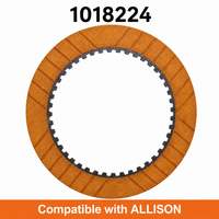 Disque d'embrayage à friction en bronze pour transmission ALLISON haute performance 1018224, 133,3 mm, IT45, dents internes cb9