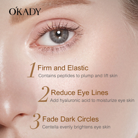 Crème pour les yeux, soins de la peau, biologique naturelle, Anti-rides, nourrissante, élimine les cernes, sans âge, marque privée