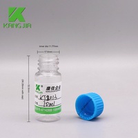 Flacons en plastique transparent de 10 ml pour réactifs de kit ELISA