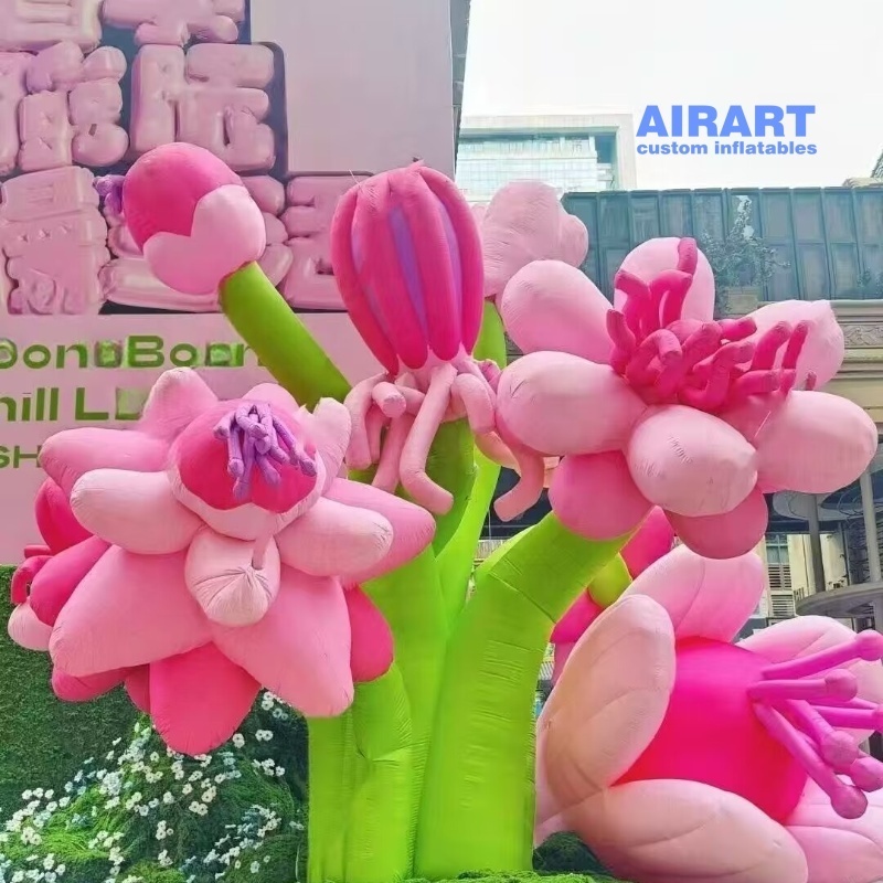 Weather Resistant Inflatable Mushroom for Backyard