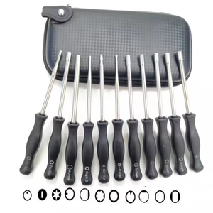 Outil de réglage du <span class=keywords><strong>carburateur</strong></span> <span class=keywords><strong>tournevis</strong></span> 11 pièces avec étui de transport et outil de nettoyage pour moteur à 2 cycles <span class=keywords><strong>carburateur</strong></span> de tronçonneuse - Product Image 4