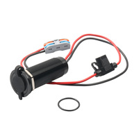 Convertisseur de puissance élévateur de tension 12V 24V vers 30V 3.5A pour mini-caravane Star, adaptateur de prise intégré avec faisceau de fusibles