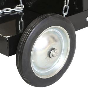 Chariot de machine à souder en acier avec poignée en chaîne Outil de soudage Transport 4 tiroirs Armoire coulissante Voiture - Product Image 5