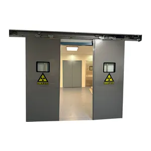 Versátil usado hospital portas aço profissional automático deslizante hospital hermético porta x-ray proteção porta fornecedores