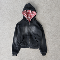 Veste à capuche en cuir réversible coupe-vent personnalisable – Fabricants, marque privée, vente en gros